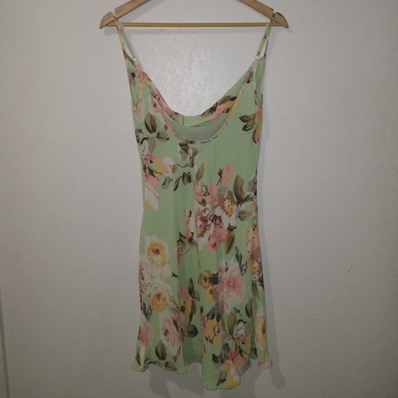 NWT PRIVACY PLEASE Ozark Mint Floral Dress - Picture 4 of 10